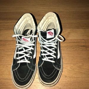 Like New Hightop Black Vans